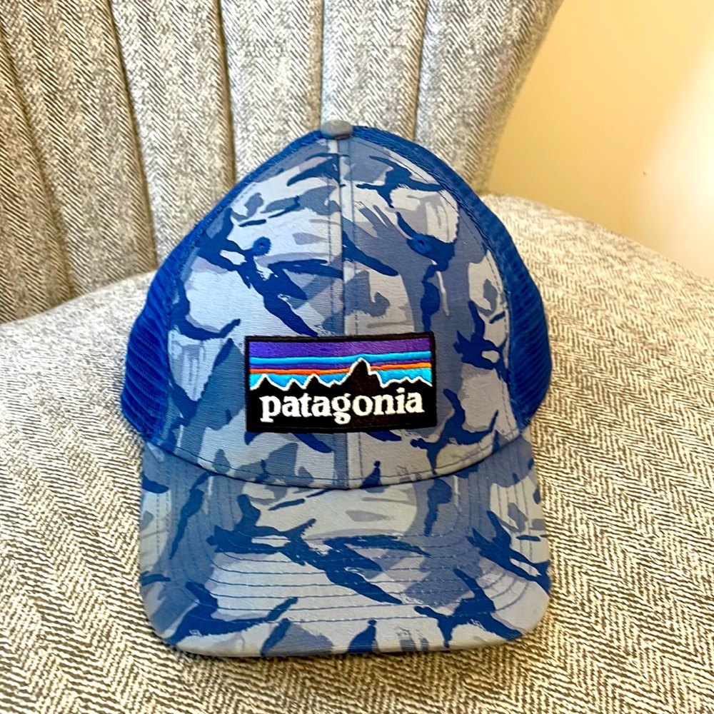 Patagonia Blue Camo Trucker Hat - Men's